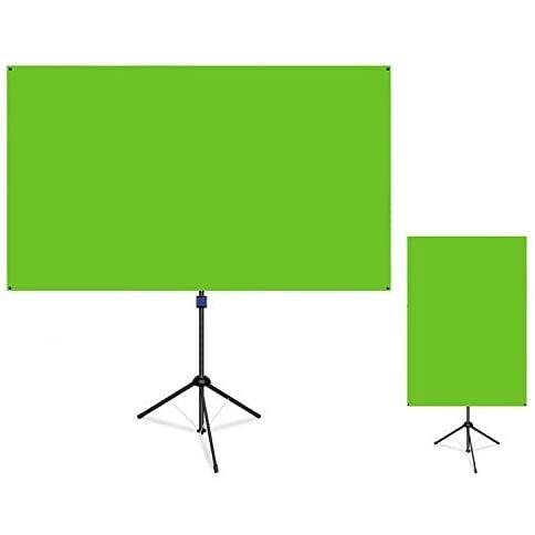 激安単価で クロマキースクリーン グリーン グリーンバック Zoomでバーチャル背景 80型グリーンスクリーン16 9 自立式 携帯型 国際ブランド Www Shandilyaz Com