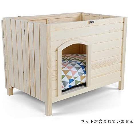 Petsfit 犬小屋 組み立て不要 猫小屋 天然木 杉 小屋 犬舎 猫舎 木製ゲージ 小型犬 中型犬 すのこ おしゃれ 収納便利 Upd Uoc01v1af Up To Date 通販 Yahoo ショッピング