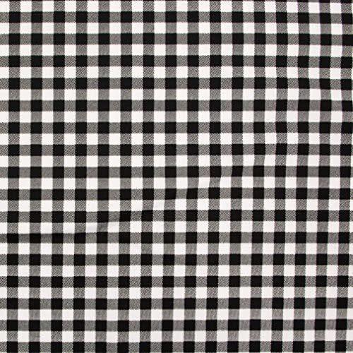 手芸のいとや 生地 ギンガムチェック ブロード 約6mm角 ブラック 生地幅 約110cm 1 5mカット 綿100 ブラック Upd Vja11l3ai Up To Date 通販 Yahoo ショッピング
