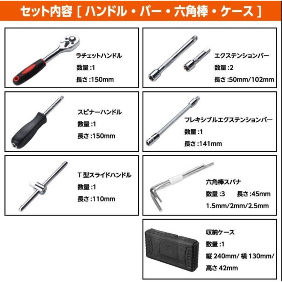 ラチェットレンチ ソケットレンチ 46点 ラチェットハンドル 1/4 ラチェットレンチ ソケットレンチ 46点 ラチェットハンドル 1/4