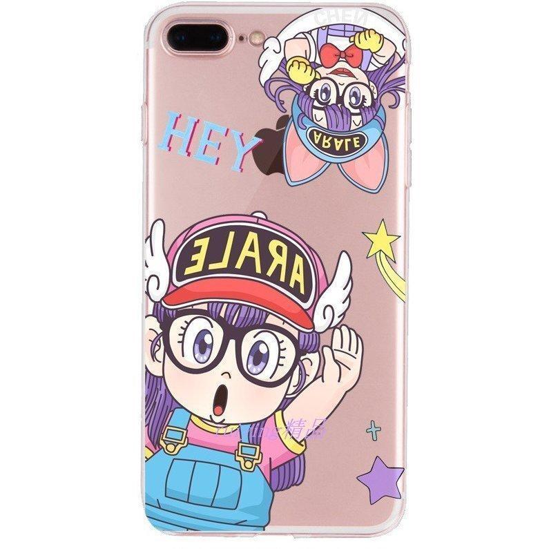 7絵柄 Dr.スランプ アラレちゃん iPhone用ケース TPU 多機種対応