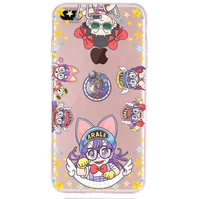 7絵柄 Dr.スランプ アラレちゃん iPhone用ケース TPU 多機種対応