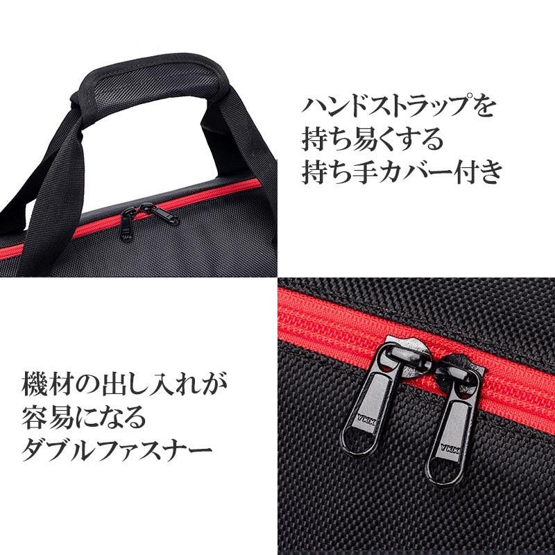 Comica マイク・三脚収納ケース 三脚ケース 長さ 80cm キャリーバッグ 直径 18cm クッション