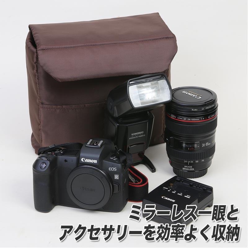 ニシカ MF-3 ビンテージ 35mm カメラ ケース 箱付き カメラ インナーケース バッグ Mサイズ バッグインバッグ 蓋付き