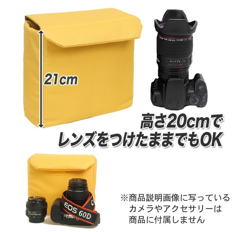カメラ インナーバッグ インナーケース Mサイズ バッグインバッグ 蓋付き 一眼レフ ミラーレス ソフトクッション インナークッション カメラバッグ Upsib 03yem Upastorm Yahoo ショップ 通販 Yahoo ショッピング