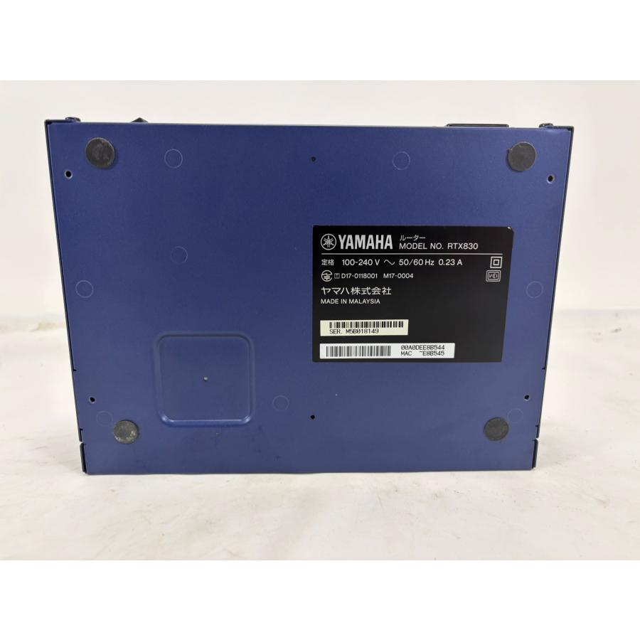 【中古】YAMAHA-RTX830 ギガアクセスVPNルーター YAMAHA（ヤマハ） 【 中古 】YAMAHA RTX830 ギガアクセスVPNルーター