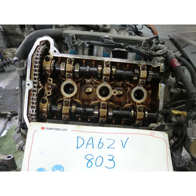 エブリイワゴン エブリィ LE-DA62V エンジンASSY PA 4WD K6A 26U 走行  