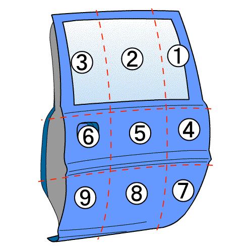 エブリィ HBD-DA64V リアドア右　スライドドア右 PC K6A 26U    68500-68810 200995｜upf｜06