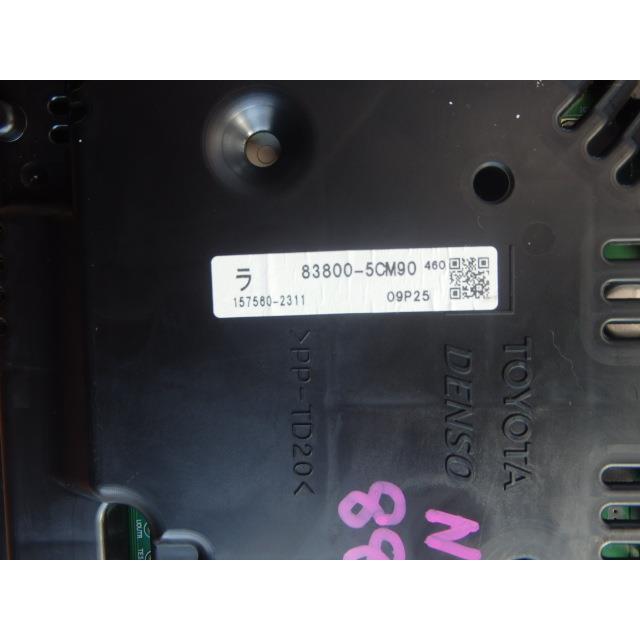 ラクティス DBA-NCP120 スピードメーター S 1NZ-FE 209 83800-5CM90
