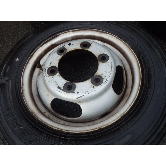中古 FBA00/キャンター/15インチ鉄&タイヤ6本セット/208649 タイヤ