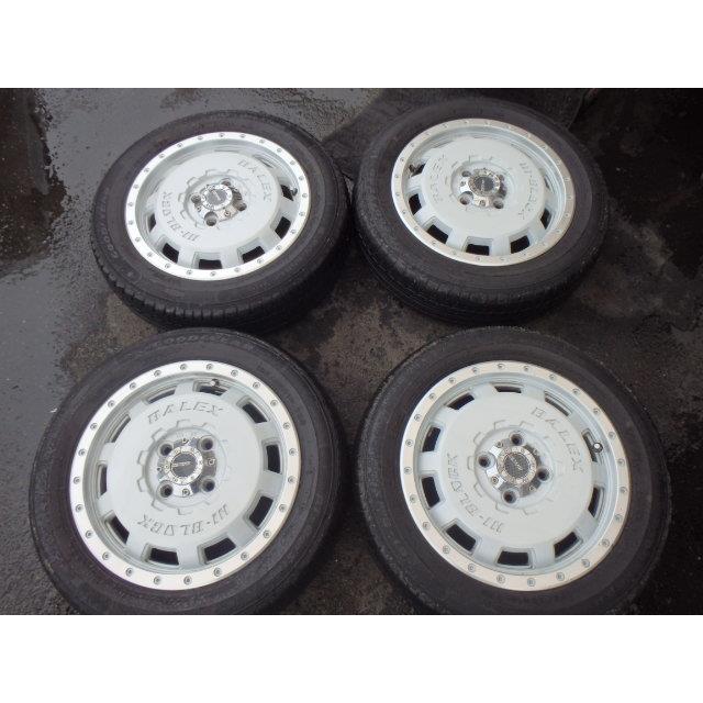 車 HI-BLOCK BALEX 155/65R14 ホイールセット ②のセット