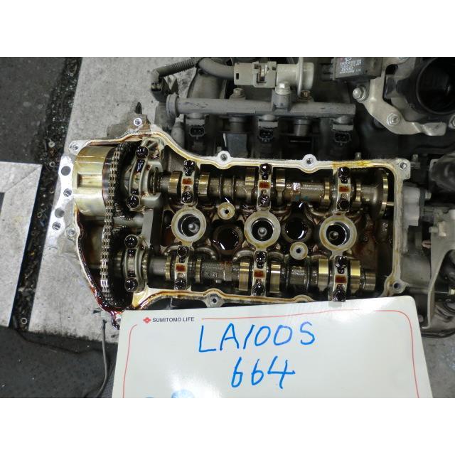 ムーヴ DBA-LA100S エンジンASSY X KF-VE T22 KF-VE3/73,812KM/LA110S 