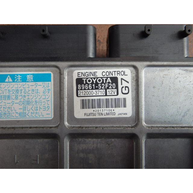 ヴィッツ DBA-NCP91 エンジンコンピューター RS 1NZ-FE 89661-52F20