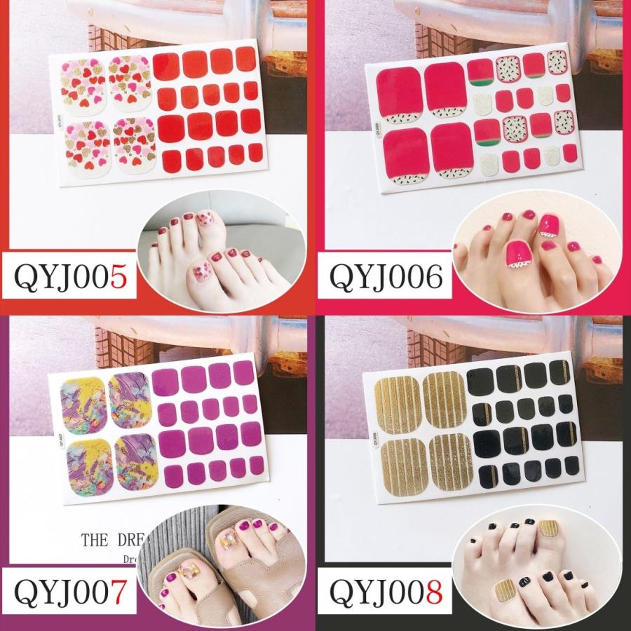 新品❣️足の爪 ネイルシール ネイルステッカー ネイルラップ ネイルアクセサリー 楽天市場】フット ネイルシール ペディキュア シール ネイル
