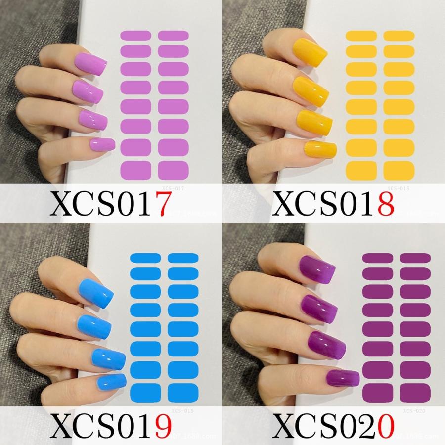 貼るだけ簡単 ネイルシール シンプルタイプ ネイルステッカー