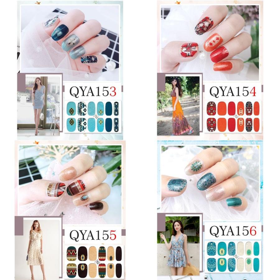 貼るだけ ネイルシール サイケ デザイン ネイルステッカー ネイル
