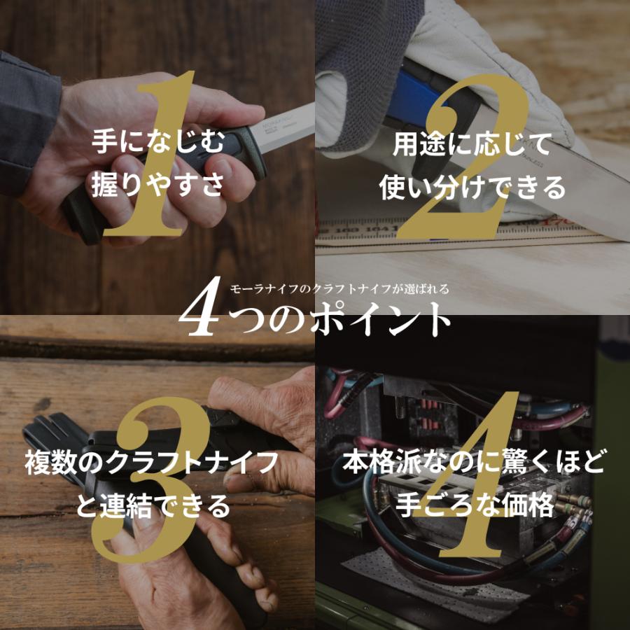 限定色】モーラナイフ ベーシック 546 ステンレス Morakniv 正規品