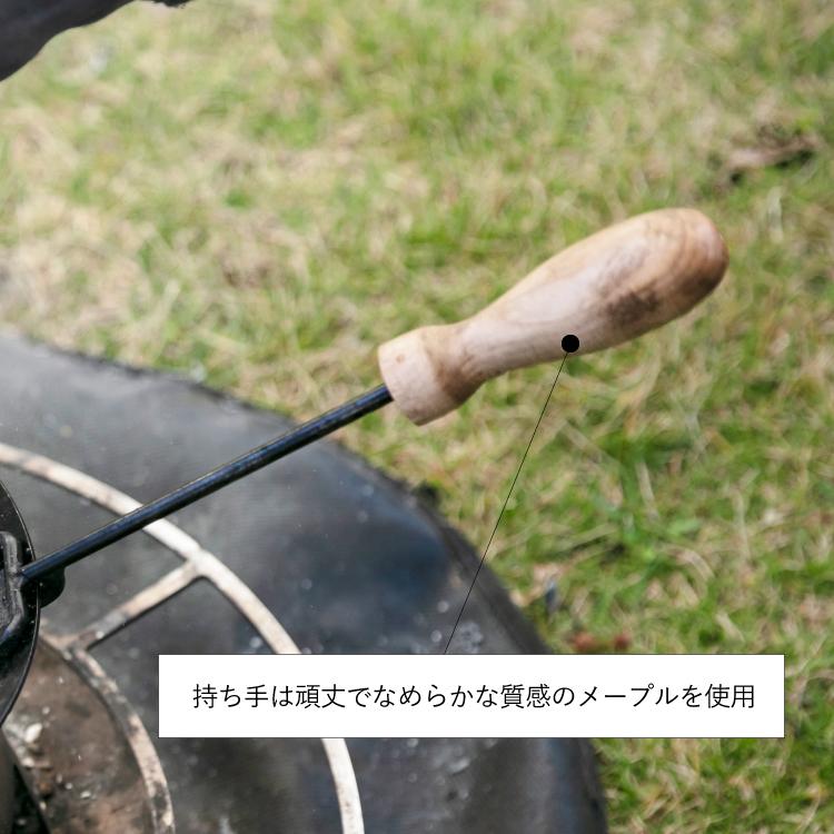 [槙塚鉄工所]タキビズム ディッシュハンドル | フライパン キャンプ ソロキャンプ アウトドア 調理器具 鉄 キャンプ用品｜upi-outdoorproducts｜04