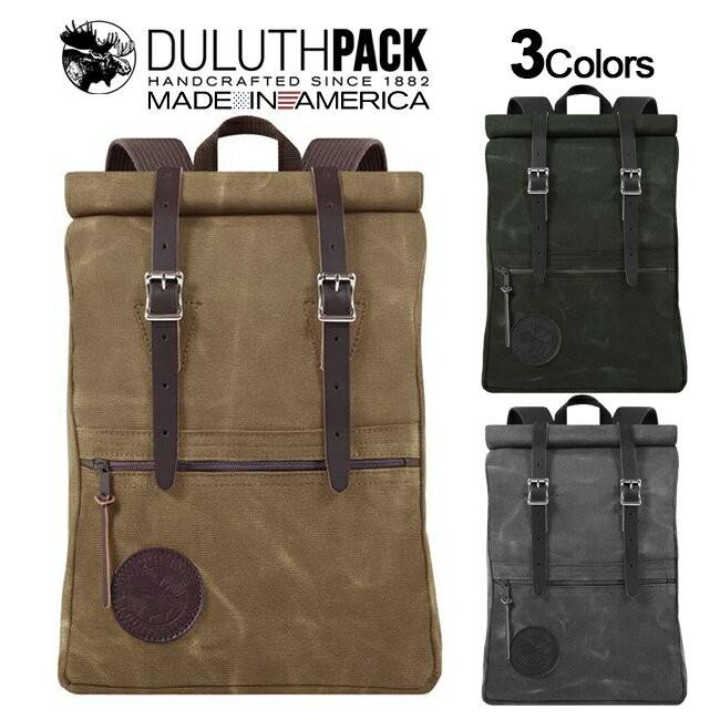 Duluth Pack Roll-Top Scout Pack WAX ダルースパック ロールトップ スカウトパック ワックス