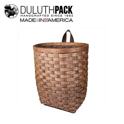 メイン州】アメリカ製 蓋付き背負い籠 大型籠【パックバスケット】