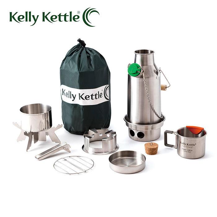 Kelly Kettle ケリーケトル トレッカー キット 0.6L ステンレス : UPI