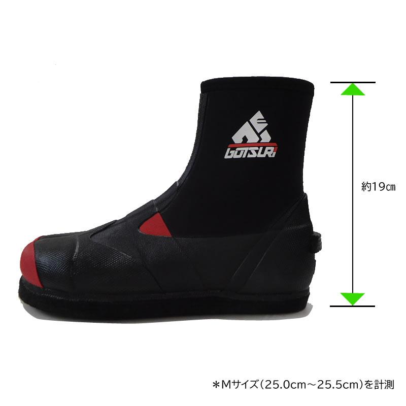 鮎タビ 中割れ 先丸 フェルトピンソールタイプ ブラック×レッド 鮎タビ 中割れ 先丸 フェルトピンソールタイプ ブラック×レッド