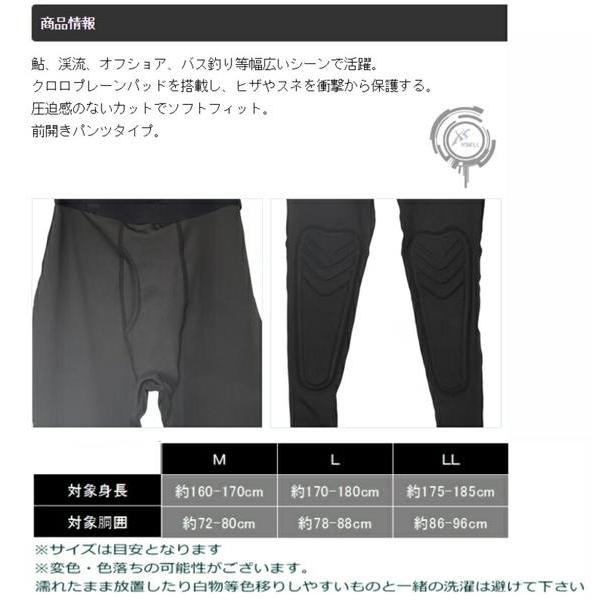 プロテクトタイツ ヒザパット 付 膝パット アンダータイツ 鮎タイツ
