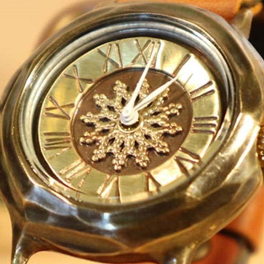 手作り腕時計】日本製 アンティーク 腕時計 真鍮 クオーツ SEIKO ペア