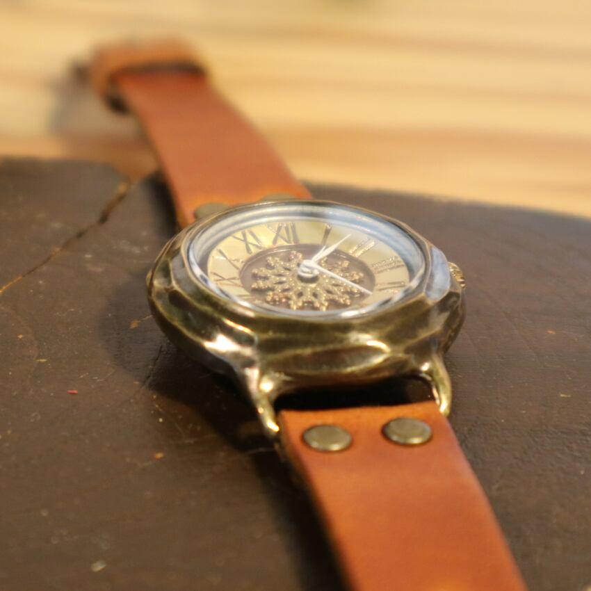 手作り腕時計】日本製 アンティーク 腕時計 真鍮 クオーツ SEIKO ペア