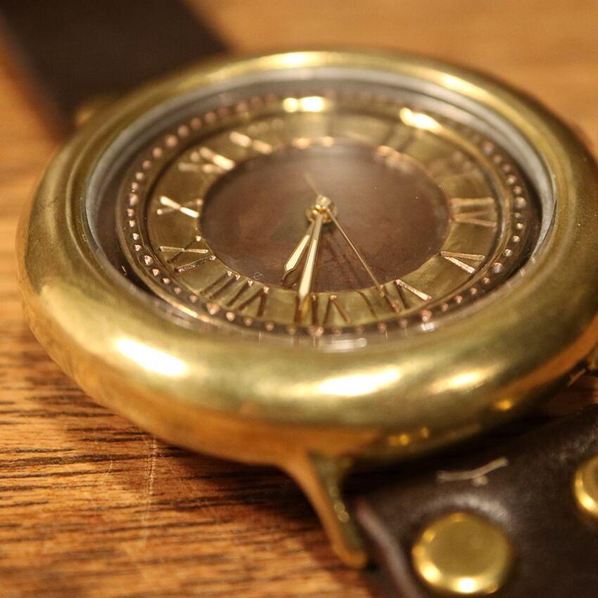 手作り腕時計】日本製 アンティーク 腕時計 真鍮 クオーツ SEIKO