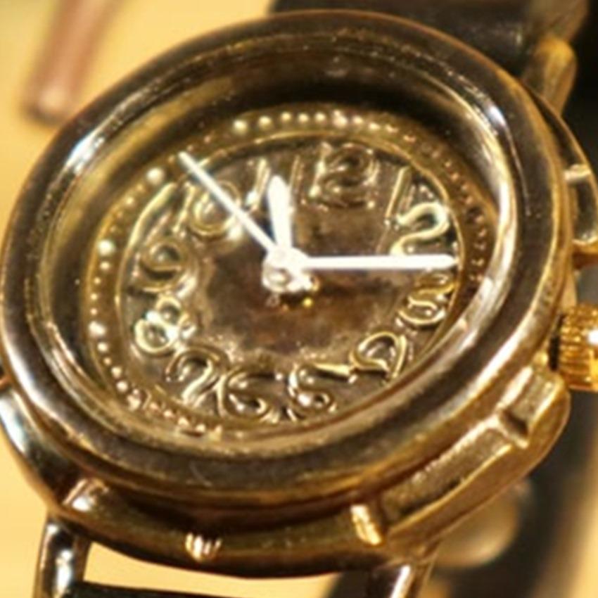 手作り腕時計】日本製 アンティーク 腕時計 真鍮 クオーツ SEIKO ペア
