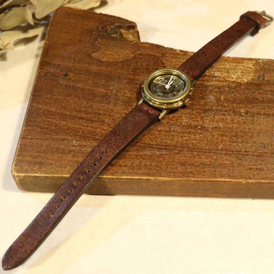 手作り腕時計】日本製 アンティーク 腕時計 真鍮 クオーツ SEIKO ペア