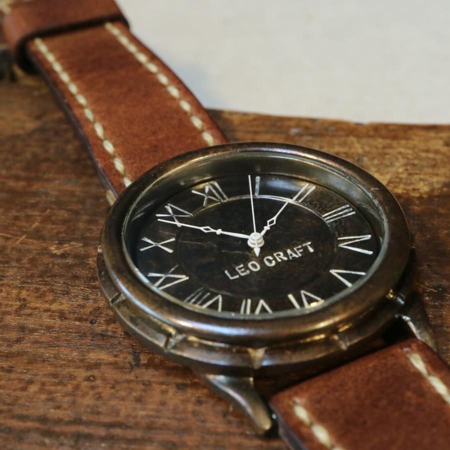 手作り腕時計】日本製 アンティーク 腕時計 真鍮 クォーツ