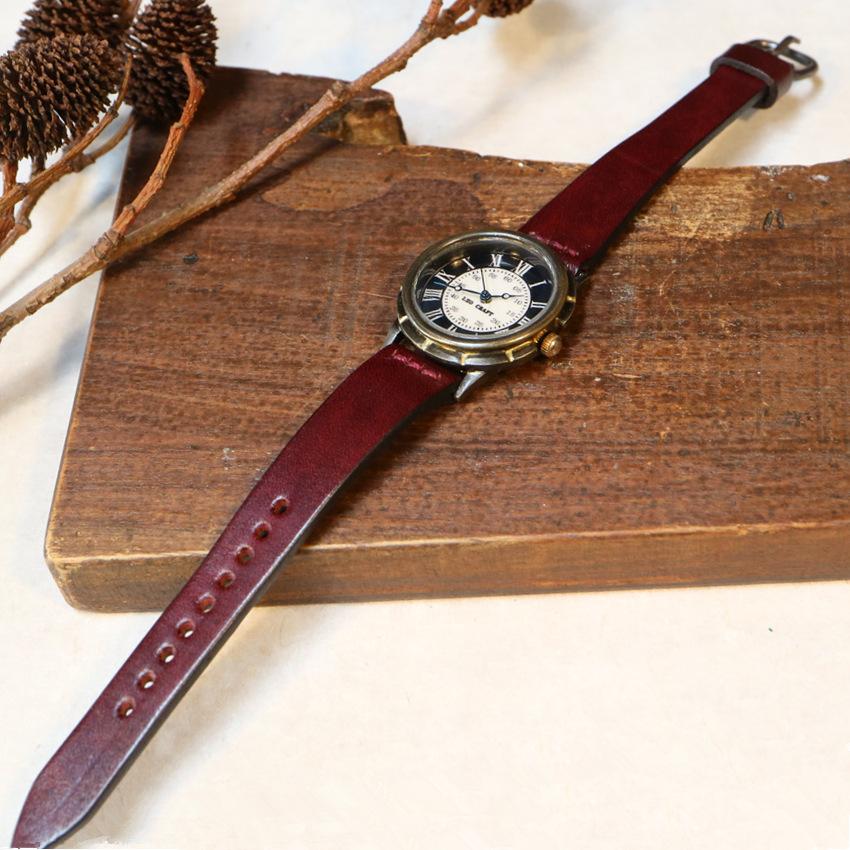 一生物の腕時計】日本製 アンティーク 腕時計 真鍮 クォーツ