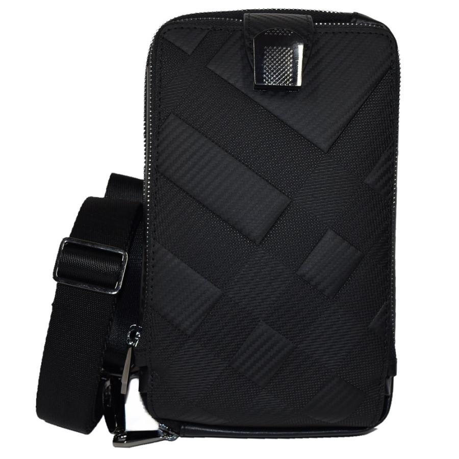 INDIEee インディ ボディバッグ エンボスカーボンレザー バック