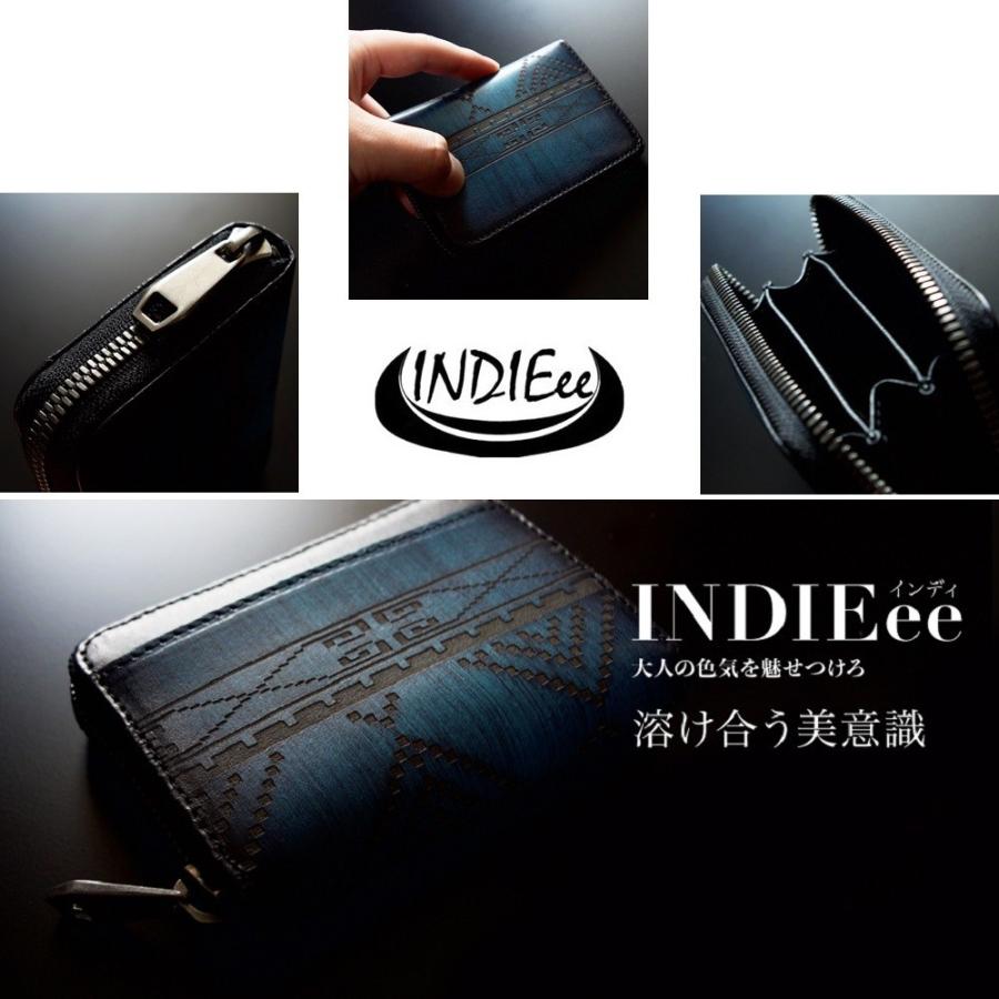 INDIEee インディ イタリア製 オルテガ ファントムレザー コインケース