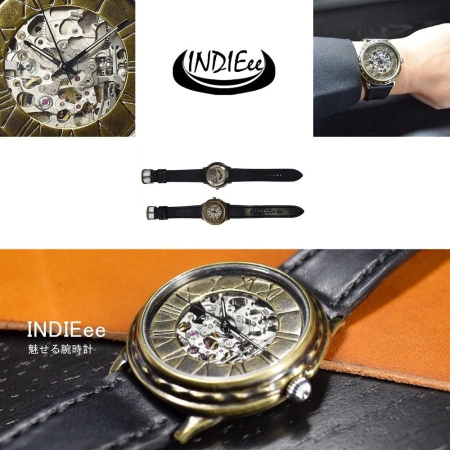 INDIEee インディ 日本製 アンティーク 腕時計 ハンドメイド 手作り