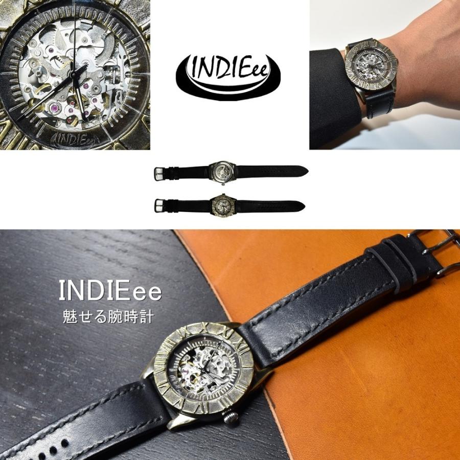 INDIEee インディ 日本製 アンティーク 腕時計 ハンドメイド