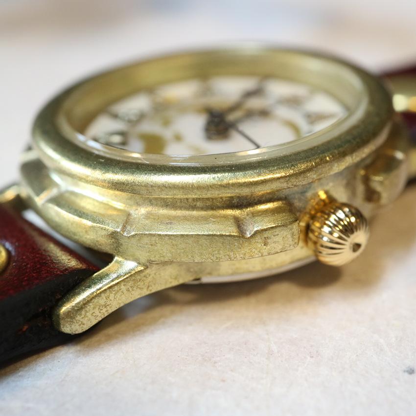 一生物の腕時計】日本製 アンティーク 腕時計 真鍮 クォーツ SEIKO