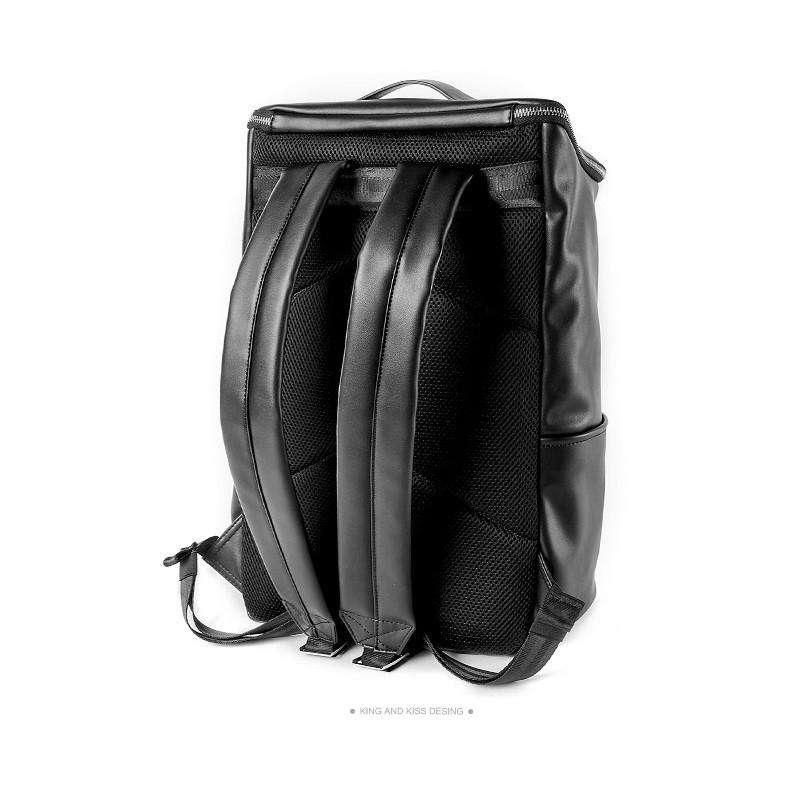 バイカラー ドット リュックサック PU レザー バックパック 個性的 お