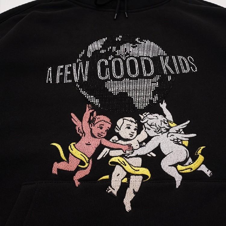 A FEW GOOD KIDS アフューグッドキッズ Angel Rhinestone Hoodie