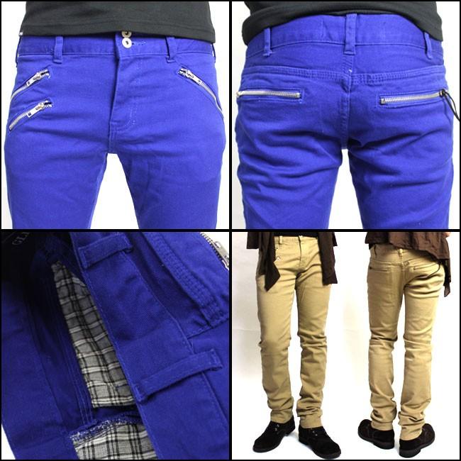 GLESS グレス Wジップポケットスキニーパンツ ボトム メンズ mens |  | 02