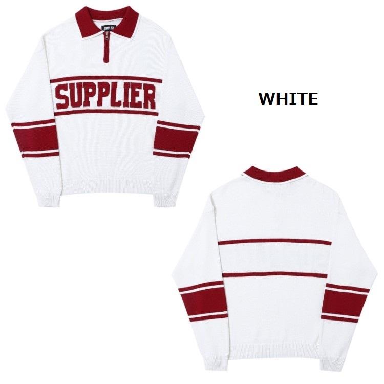 SUPPLIER サプライヤー NEW COLLEGE LOGO KNIT ニット メンズ レディース ユニセックス カジュアル ストリート ロゴ |  | 05