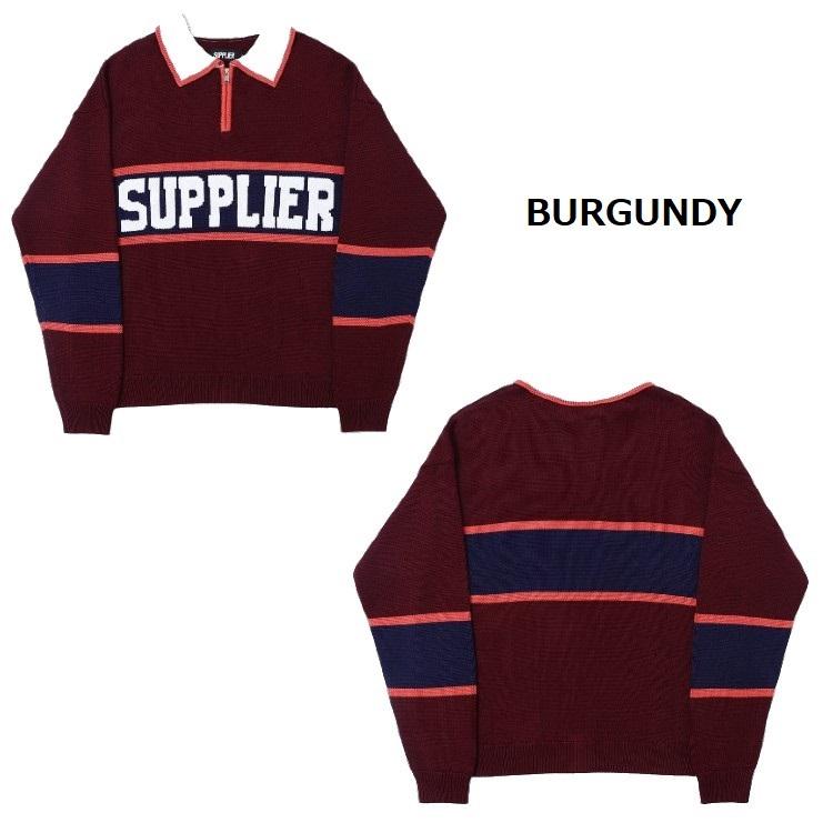 SUPPLIER サプライヤー NEW COLLEGE LOGO KNIT ニット メンズ レディース ユニセックス カジュアル ストリート ロゴ |  | 09