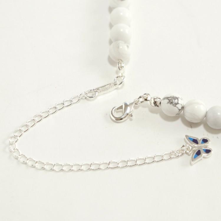 STUGAZI スガジ White turquoise butterfly Necklace ネックレス 男女兼用 ユニセックス 海外セレブ アーティスト ターコイズ ジルコニア 蝶 バタフライ | STUGAZI | 06