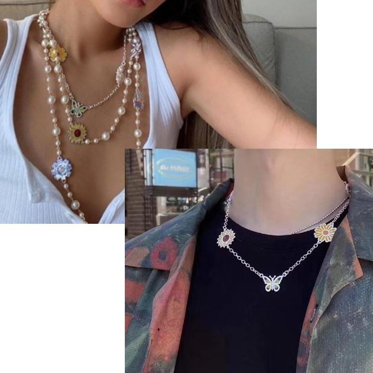 STUGAZI スガジ Summer Adoration Necklace ネックレス 男女兼用 メンズ レディース ユニセックス 蝶 フラワー HIPHOP ヒップホップ ストリート | STUGAZI | 02