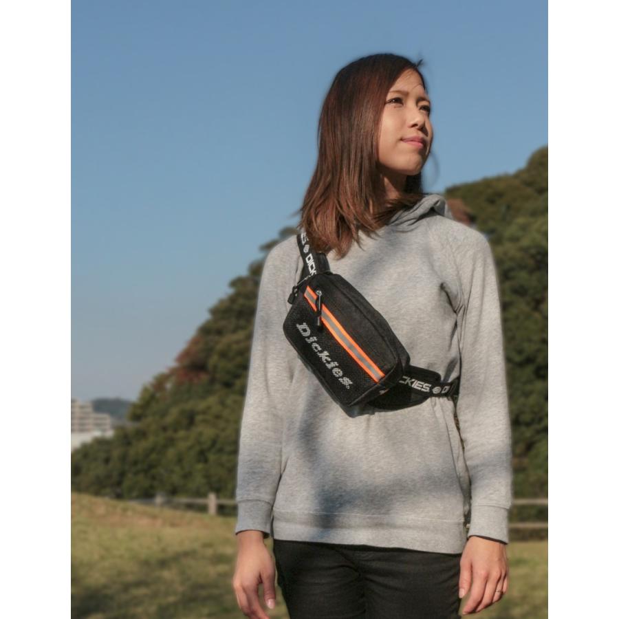 ディッキーズ Dickies ウエストバッグ ミニ  ショルダー カバン バッグ 斜め掛け 光る 軽量 ボディバッグ メンズ レディース ユニセックス 黒 アウトドア 肩掛け | Dickies | 08
