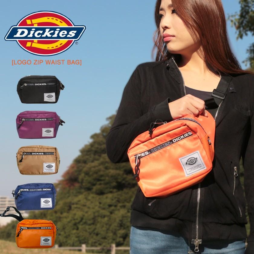 Dickies ディッキーズ LOGO ZIP WAIST BAG メンズ レディース 男女兼用 ユニセックス ロゴジップウエストバッグ 4色 ショルダーバック 男女兼用 ウエストポーチ | Dickies