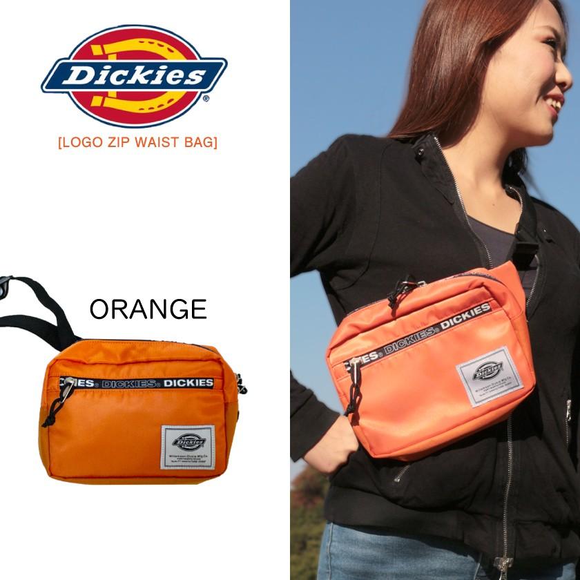 Dickies ディッキーズ LOGO ZIP WAIST BAG メンズ レディース 男女兼用 ユニセックス ロゴジップウエストバッグ 4色 ショルダーバック 男女兼用 ウエストポーチ | Dickies | 01