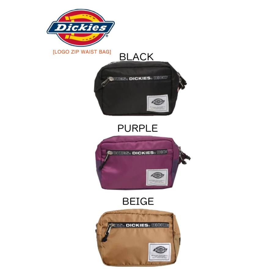 Dickies ディッキーズ LOGO ZIP WAIST BAG メンズ レディース 男女兼用 ユニセックス ロゴジップウエストバッグ 4色 ショルダーバック 男女兼用 ウエストポーチ | Dickies | 03